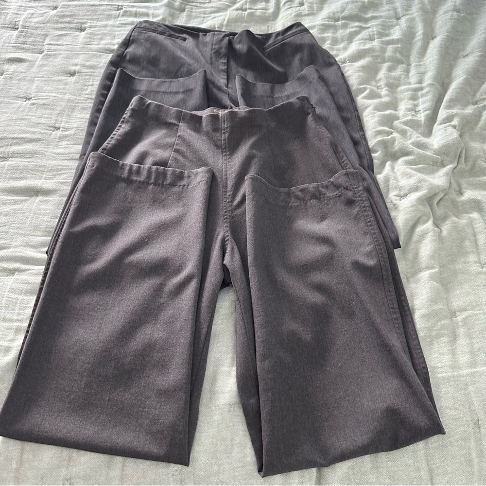 Banana Republic & The Limited Dark Gray Trousers Lot of 2 Size 10